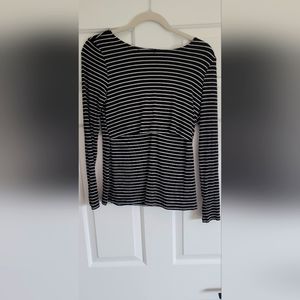 Black Maternity and Nursing top